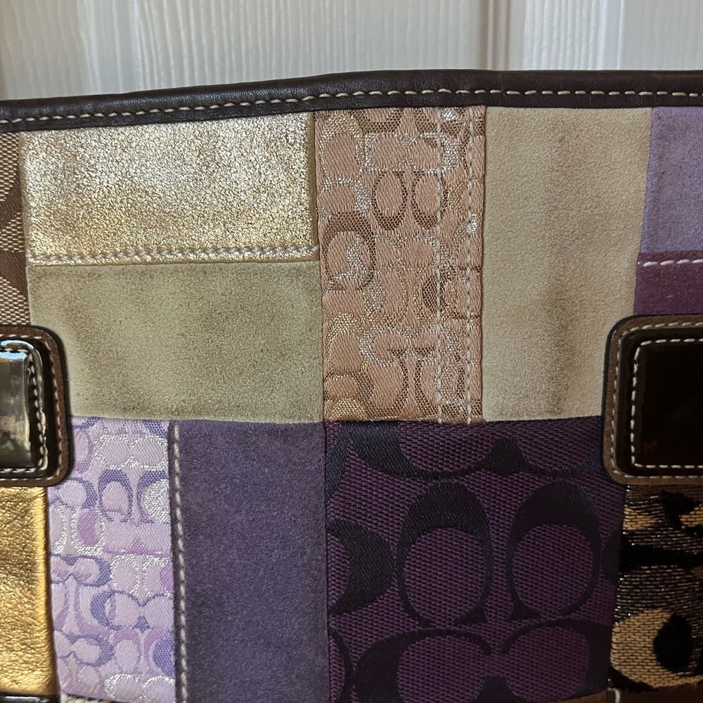 Coach Patchwork Shoulder or Crossbody Bag - Picture 7 of 15